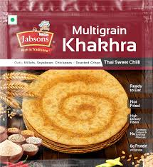 Jabsons Multigrain Thai Sweet Chilli Roasted Khakhra -180g | Crispy & Healthy Multigrain Snack | Vaccum Packed | Diet Namkeen, Tea-Time Munchies, Indian Munchies | Anytime Snacking